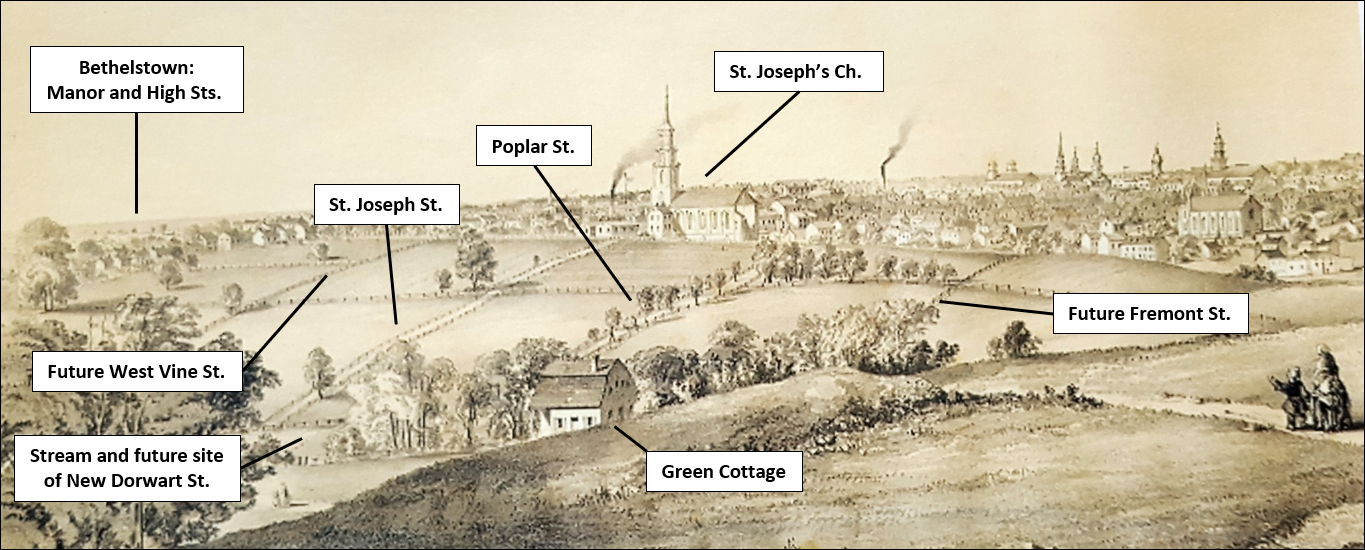 An Old Lithograph Captures Cabbage Hill on the Cusp of Development SoWe